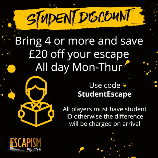 Student Discount Bigger Groups!