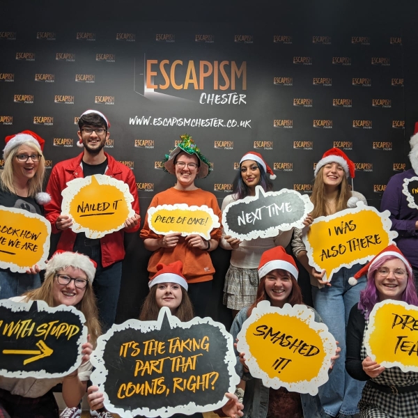 A Memorable Christmas Corporate Party at Escapism Chester Unleash the Festive Fun!