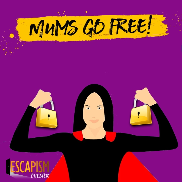  Celebrate Mother's Day at Escapism Chester: Where Mums Go Free Sunday 10th of March!