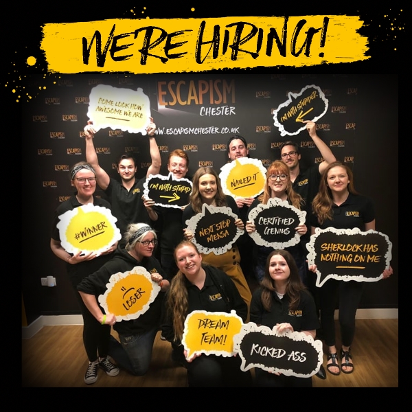 WE'RE HIRING